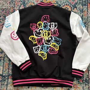 Baseball Lifestyle 101 Smiley Slugger Bomber Jacket Men’s XL